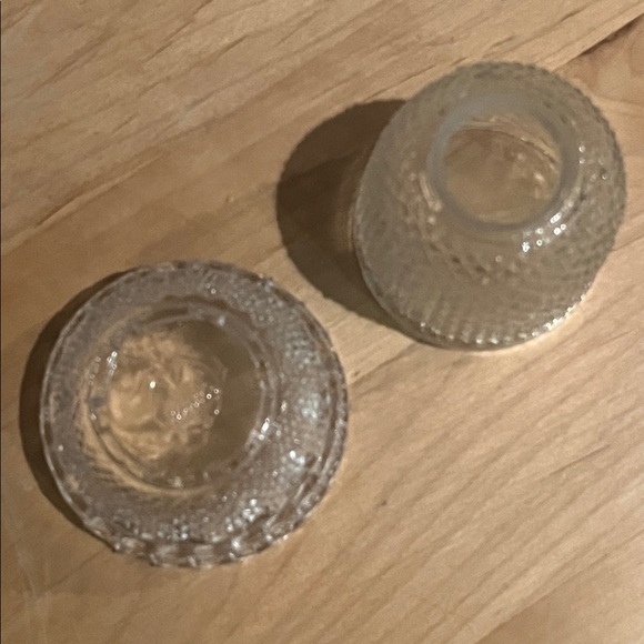 Fairy lamp S. Clarke Pyramid clear glass angel light diamond point pattern 3.5” - Picture 4 of 5